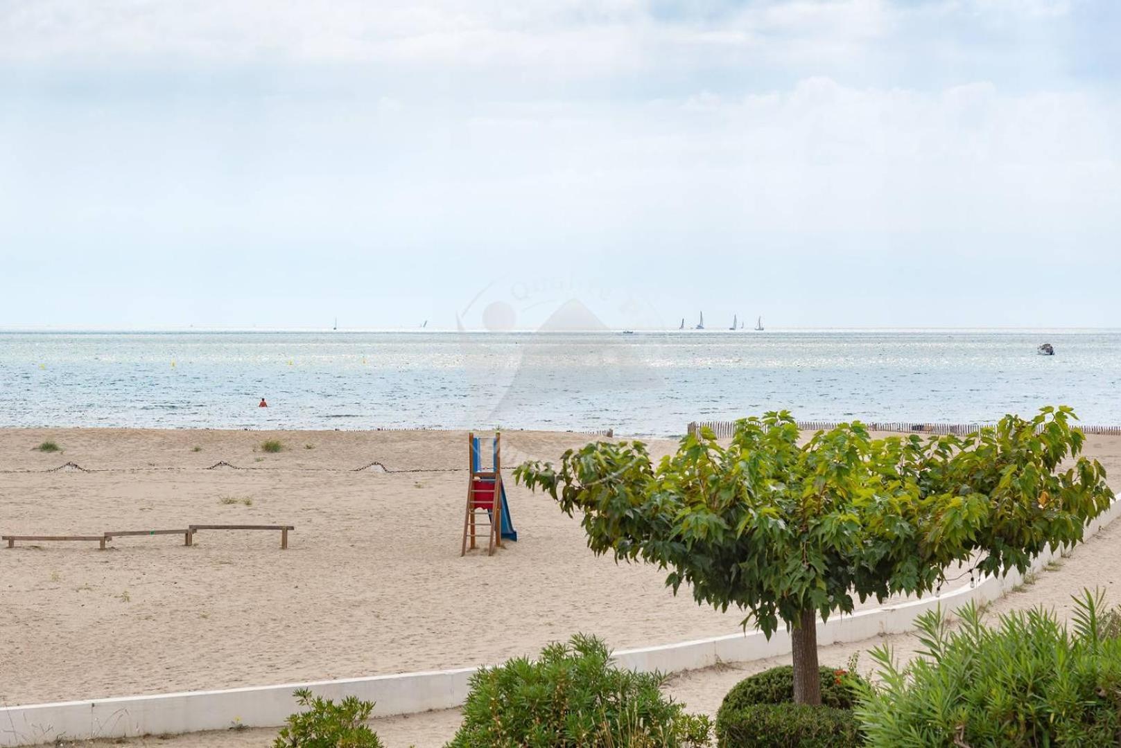 לה-גרו-דו-רואה As17378 - P4 Dans Une Residence Sur La Plage Avec Vue Mer Et Piscine מראה חיצוני תמונה